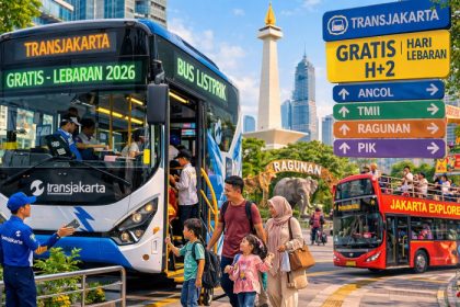 Transportasi Umum Gratis di Jakarta Saat Lebaran 2026