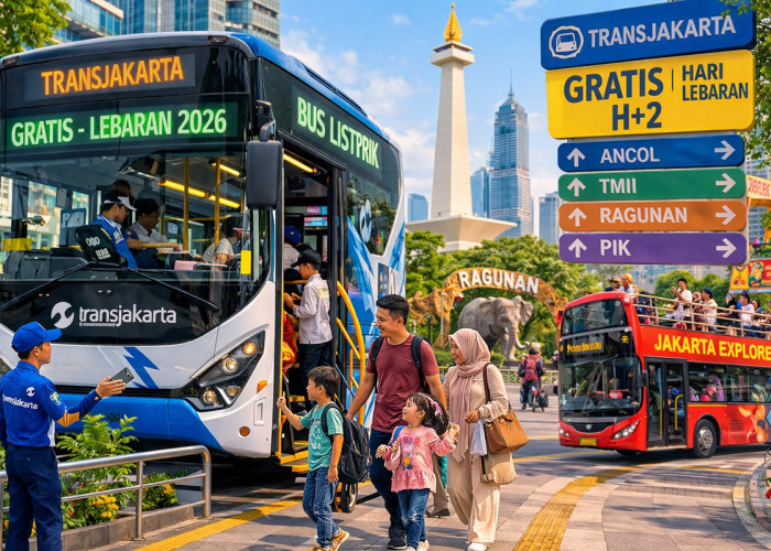 Transportasi Umum Gratis di Jakarta Saat Lebaran 2026